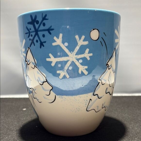 Kohl's large Blue and White Snowman Mug - Picture 2 of 5